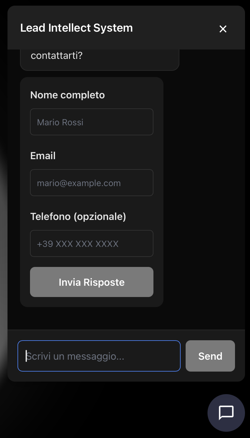 Lead Data Collection Form
