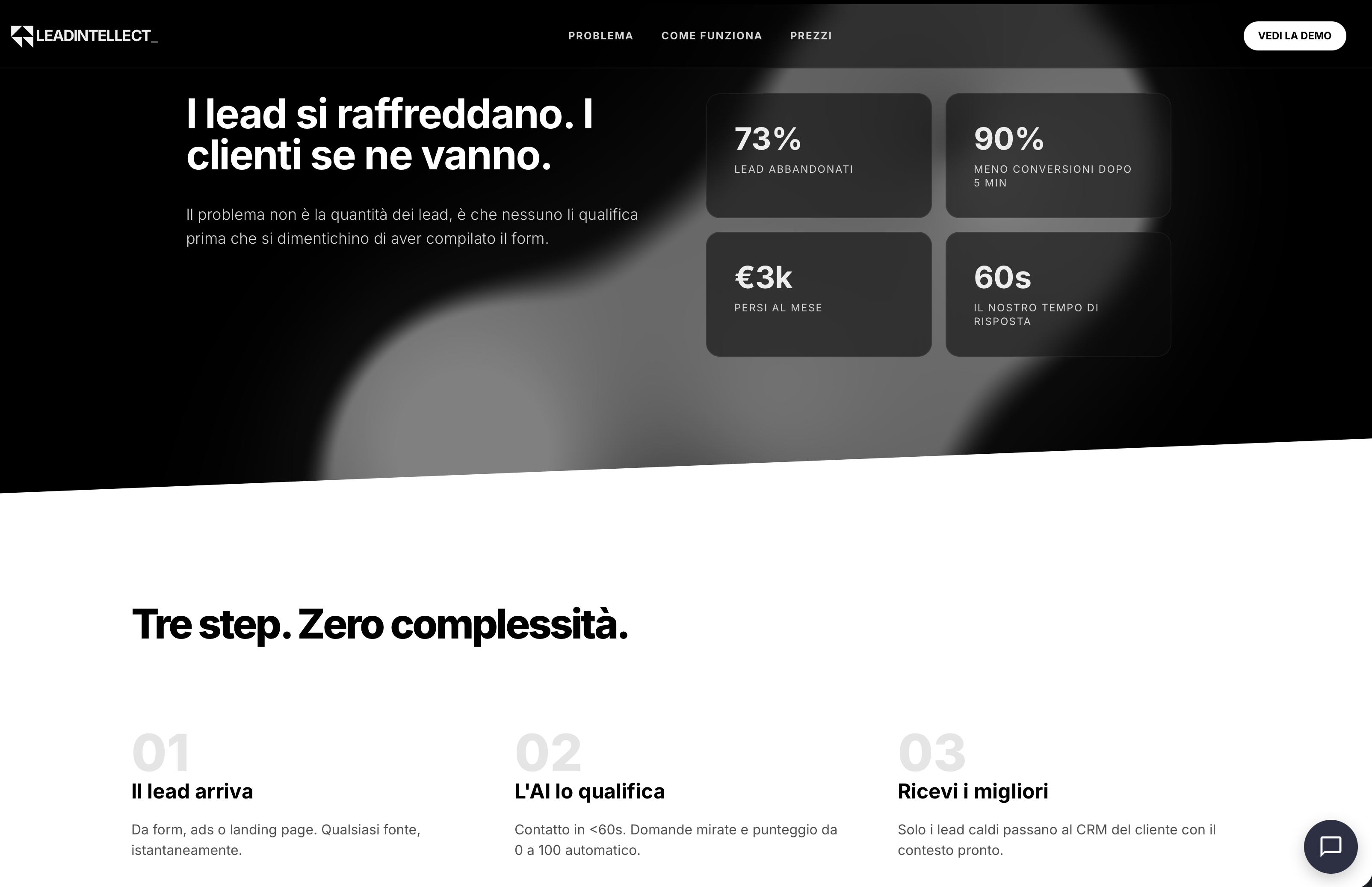 Sezione Funzionalità