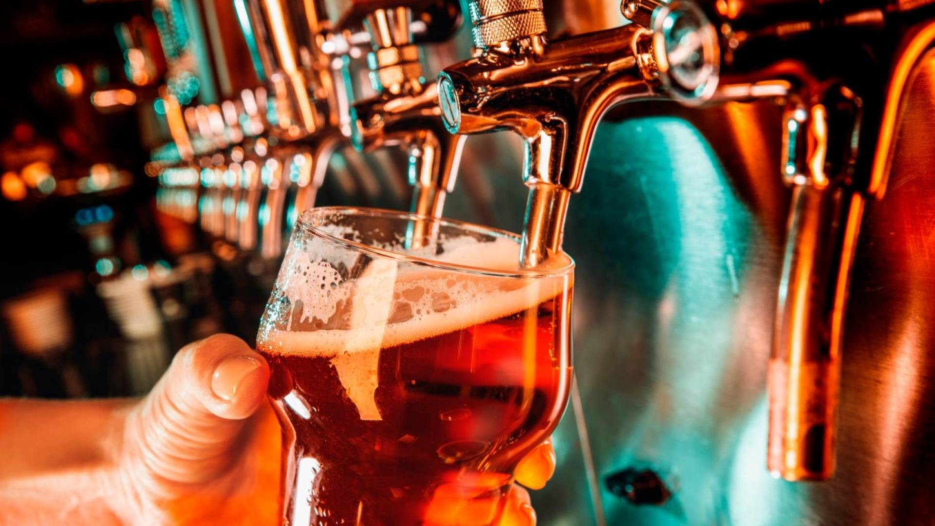 Foto di una birra artigianale